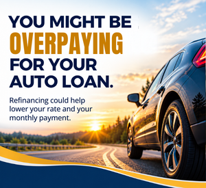 You might be
overpaying
for your auto loan

Refinancing could help lower your rate and your monthly payment.